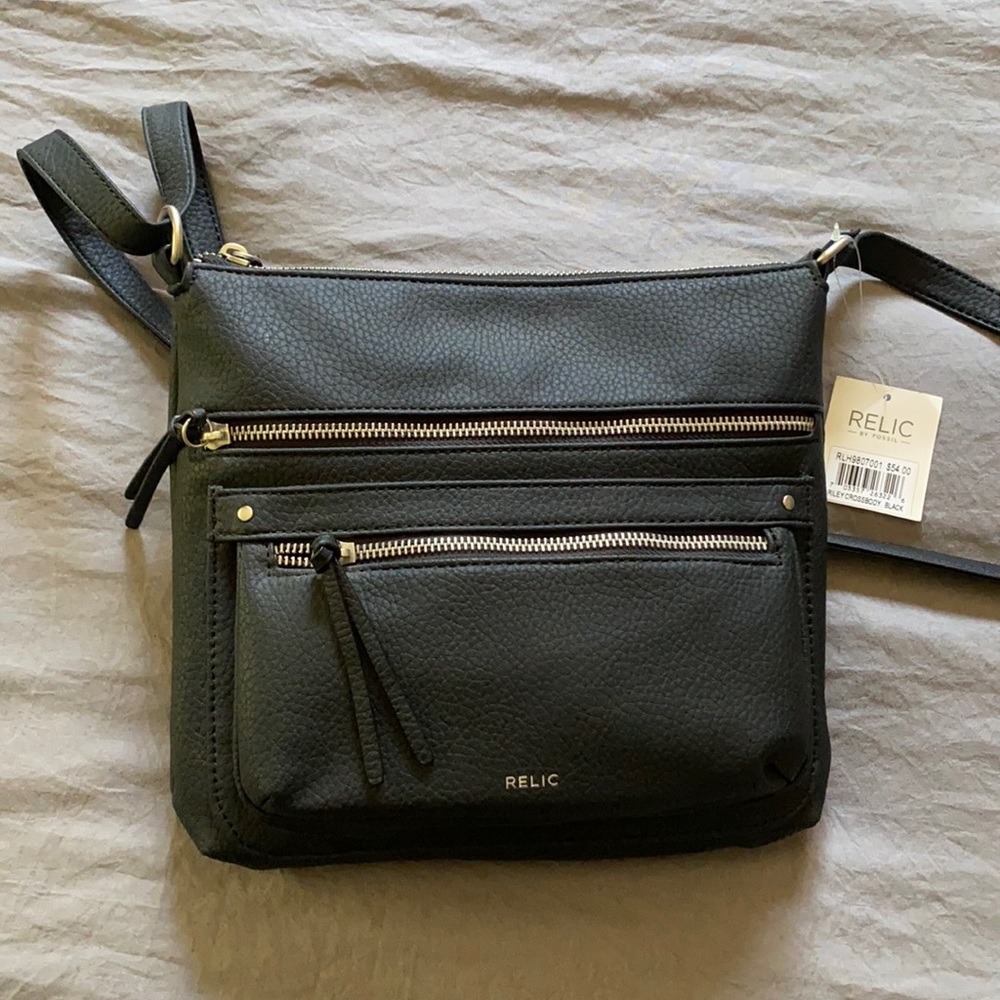 Relic by Fossil Black Purse